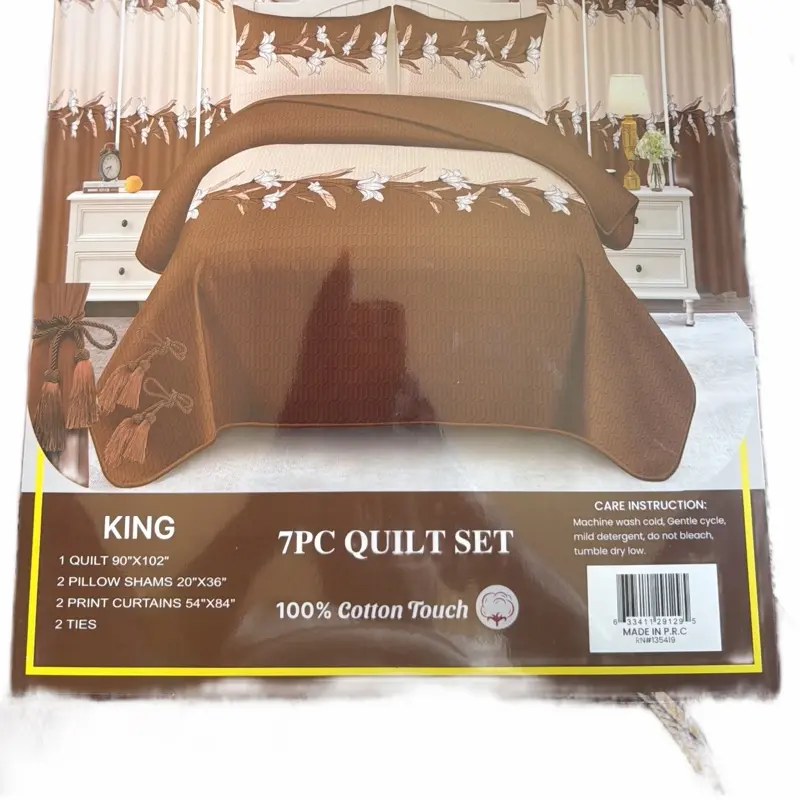 ABC yarden 7 pcs quilt set king size