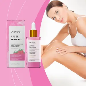 Oceaura Strawberry Scented Post-Shave Oil, Moisturizing and Smooth Skin Care, After Shave Essential Oil for Soft and Nourished Skin