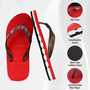KOUMAX 3D Embossed Flip Flops - Ultra Soft Non-Slip Everyday Slippers