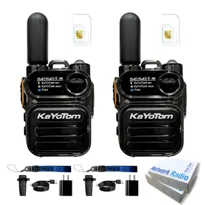 KaYoTom M11 walkie talkie global-ptt POC 4G Global available unlimited Two-way radio Mobile Porfesional long range communicator outdoor organizer Type C radio