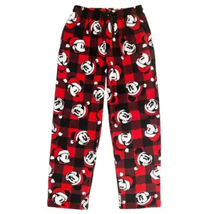 Men's Santa Mickey Buffalo Sleep Pants