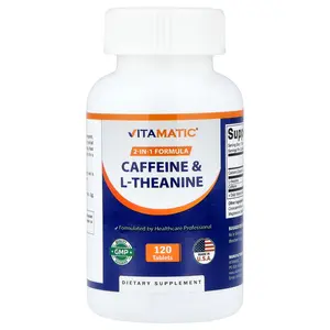 Vitamatic Caffeine & L-Theanine, 120 Tablets