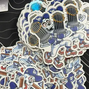 LA Skull Sticker Pack (2 Designs) – 10 Pack Vinyl Stickers