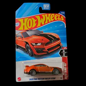 2025 Hot Wheels 2020 Ford Mustang Shelby GT500 Orange Mustang 60 2/5 new diecast vibes Racing Car Model Rc Model Car