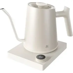 Electric Gooseneck Kettle, 1200W Stainless Steel with Precision Temperature Control,  Boil, , Ideal for Pour Over Coffee and , 0.8L (Birch)