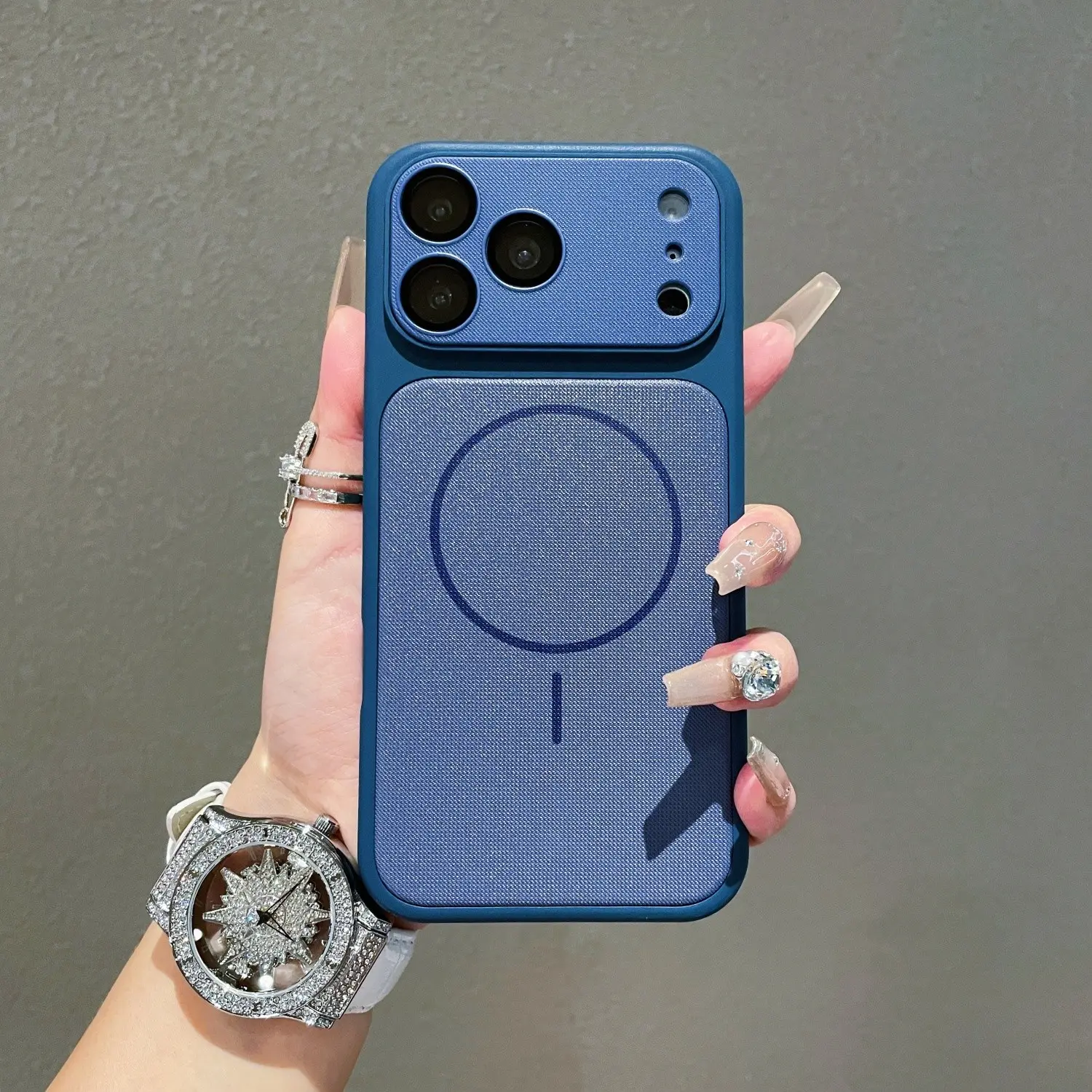New High-End Magnetic Phone Case for iPhone 14 Pro/15 Pro/16 Pro/17 Pro, Compatible with Magsafe Wireless Charging, Premium Protective Cover Accessories