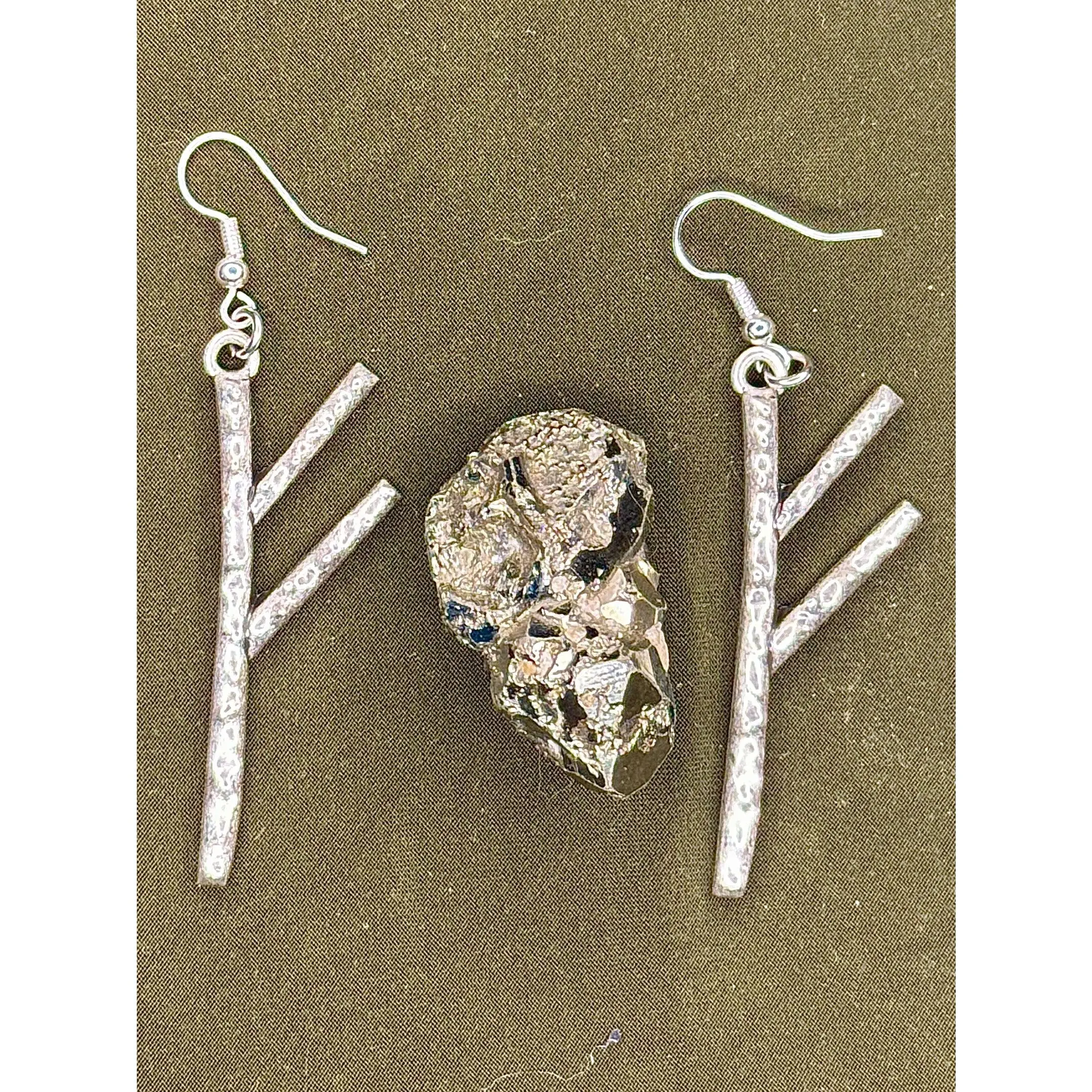 Fehu Rune Earrings