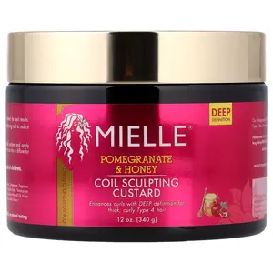 Mielle Coil Sculpting Custard, Pomegranate & Honey, 12 oz (340 g) Mielle Coil Sculpting Custard, Pomegranate & Honey, 12 oz (340 g)