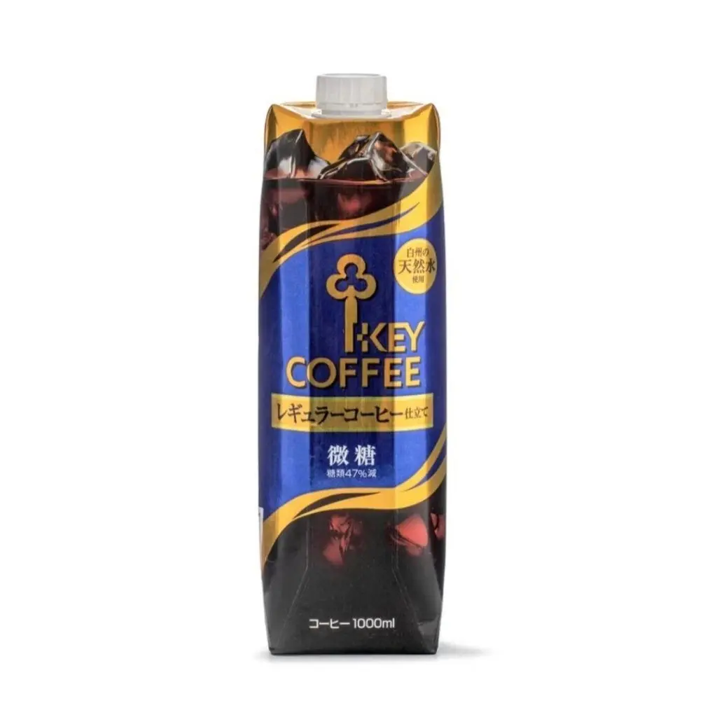 Key Coffee Low Sugar Lightly Sweet Ready-to-Drink Iced Coffee Beverage - 1000ml