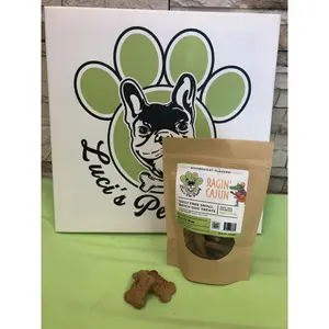 Ragin' Cajun - All Natural "Alligator Beans & Rice" Dog & Puppy Treats - Disobedient Biscuits 6 oz. Pouch