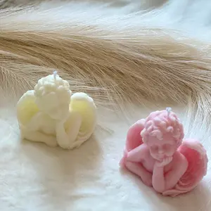 Angel Candle for Home Decor - Unscented - Ornaments Decoration