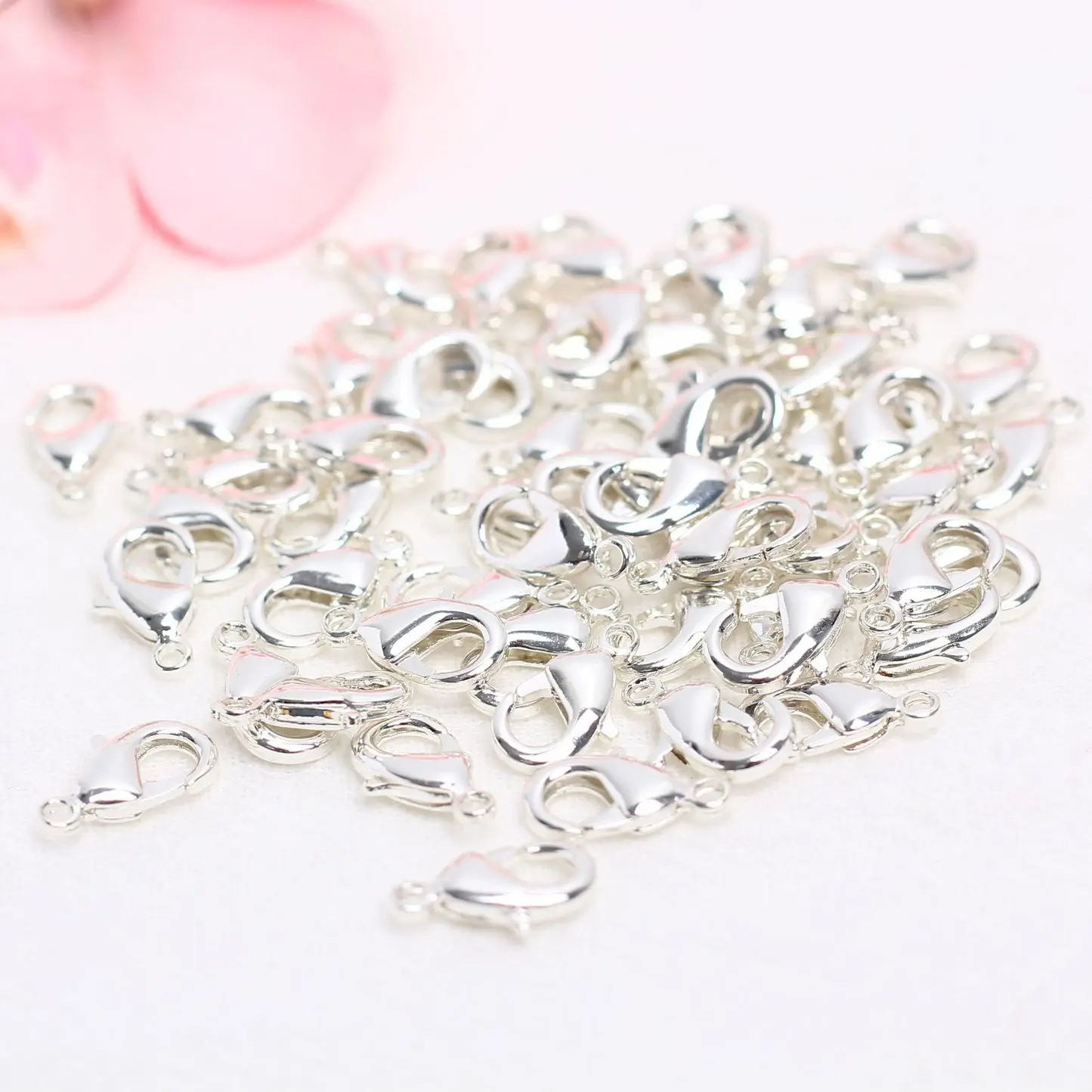 08-Clasp（100pcs）/（Golden/Silver)