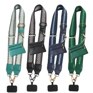 Retro-Style Crossbody Phone Strap & Backpack Strap, Adjustable Multi-Functional Design, Wallet Compartment Included, Perfect Gift Idea