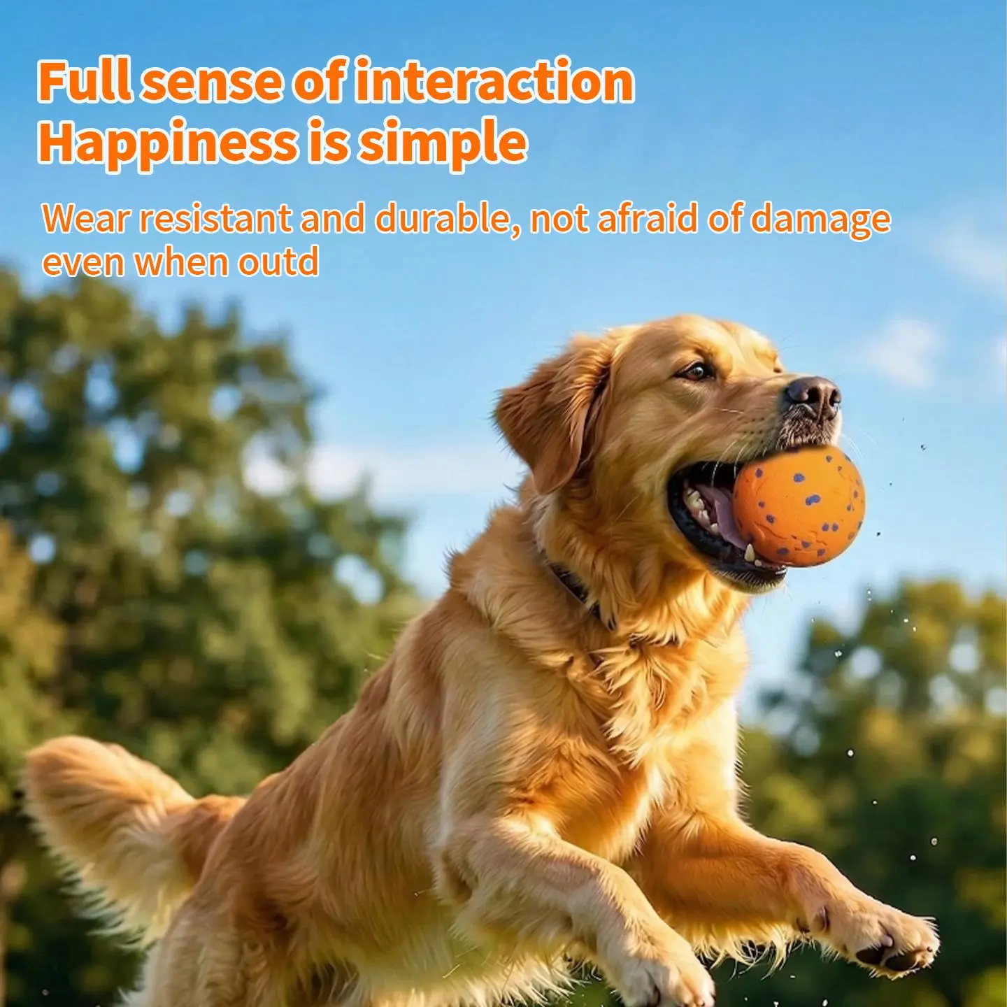 Dog toy ball is bite resistant and not damaged, it can relieve boredom with intelligent electric dog teasing ball and bouncing ball