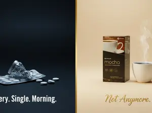 GanoCafé Mocca Instant Mushroom Coffee | Ganoderma Reishi Blend | Rich Mocha Flavor Clean Energy No Crash | 20 Sachets