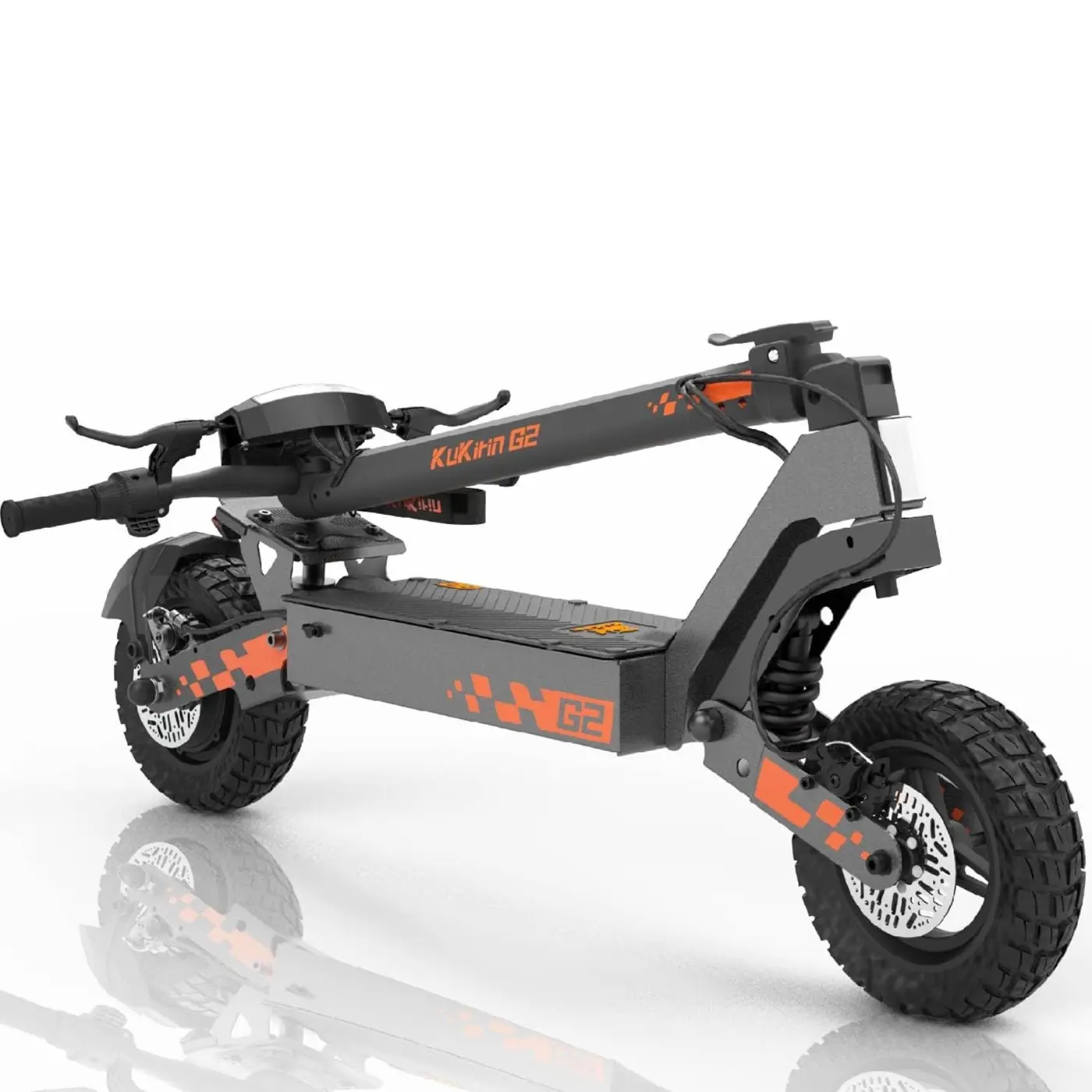 KUKIRIN G2 Electric Scooter for Adults | 720WH Power | 800W Motor | 48V 15Ah Battery, 10" Off-Road Tires, Advanced Foldable Commuting Electric Scooter with Dual Disk Brakes