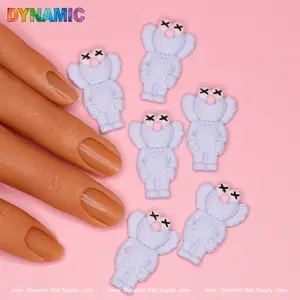 6 pcs KAWS Nail Designer Charms (Baby Blue)