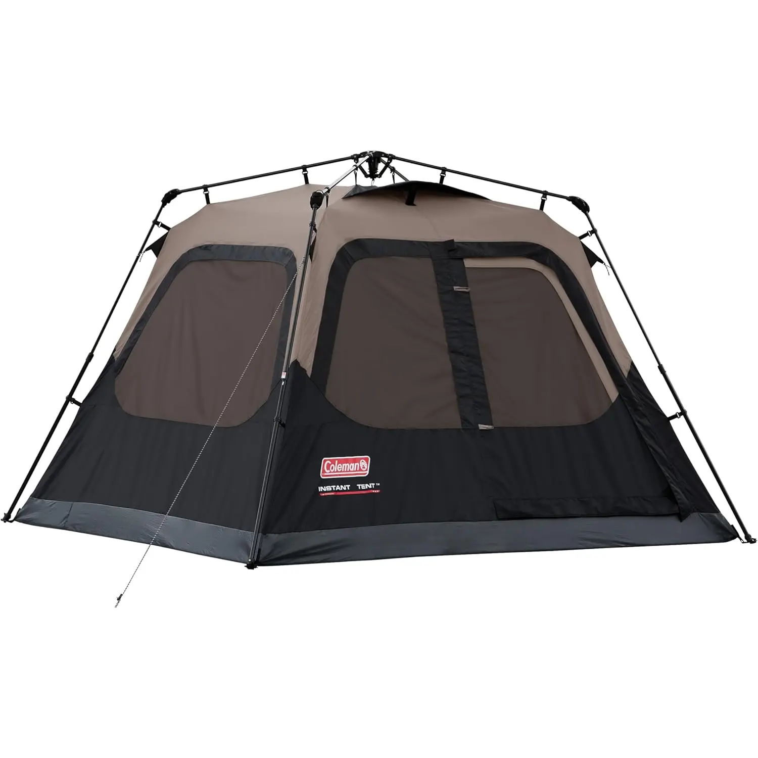 Coleman 4/6/8/10 Person Instant Camping Tent with 1-Minute Setup, Large Family Tent with Pre-Attached Poles, Air Vent, & Carry Bag, Sets up in about 60 Seconds COLEMAN