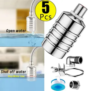 1PCS Float Valve,1/2" to 3/4'' water level control float valve, 304 Stainless Steel Fully Automatic water shut off valve, Automatic Water Level Controller for Water Tank, Pool, Livestock Troughs summervibes