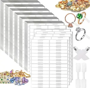 2000 Pcs Blank Jewelry Price Tags Jewelry Stickers, Necklace Ring Jewelry Display Labels, Self Adhesive Price and Indentification Tags, Perfect for Ballpoint Pen Writing