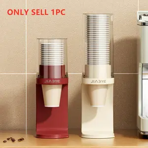 Countertop Disposable Paper Cup Holder | Paper Cup Dispenser Organizer, Desktop Coffee Cup and Water Cup Storage Rack for Break Room, Bar Counter and Office