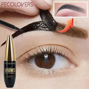 Semi-Permanent Tattoo Peel Off Eyebrow Gel Tint Cosmetics Eyebrow Tinting Cream Waterproof Transfer-Proof Eyebrow Cream for Fuller Looking Brows