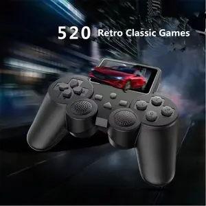 Handheld retro retro game console S10 dual white/S10 controller screen integrated retro home connection TV two player battle retro game console handheld
