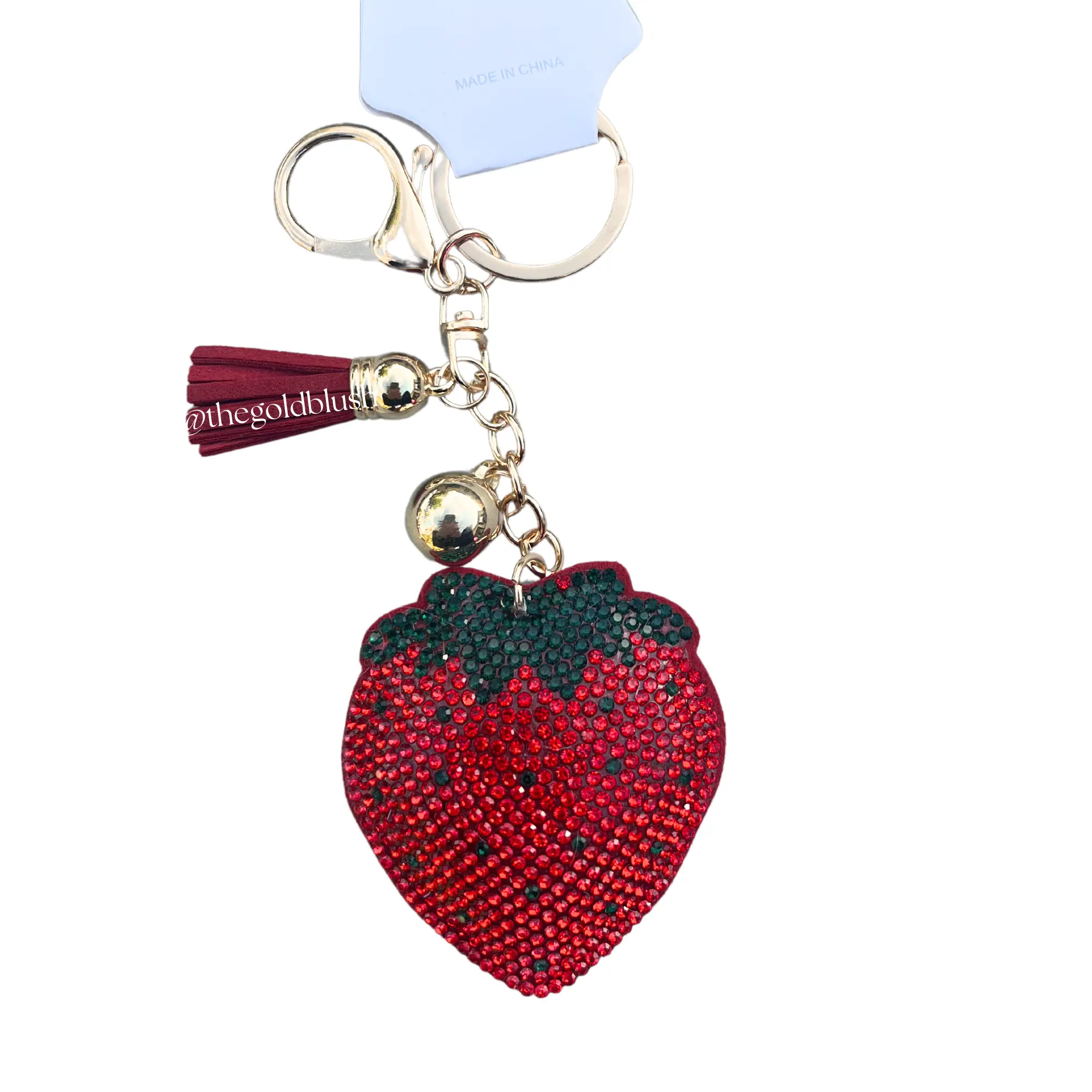 Strawberry, Gold Hardware