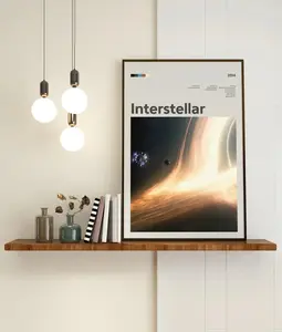 Interstellar Movie Poster | Movie Minimalist Poster, Modern Tv Series Poster