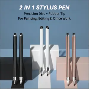 3 PCS Precision Disc Stylus Pen, 2-in-1 Universal for Android/iOS/Phone, Ideal for Writing & Note-Taking, Home Office Essential, Desk Organizer, Family Study Tool, Home Gadget #TikTokShopSpringGlo
