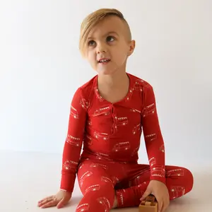 Bamboo Two Piece Pajamas | Fire Truck