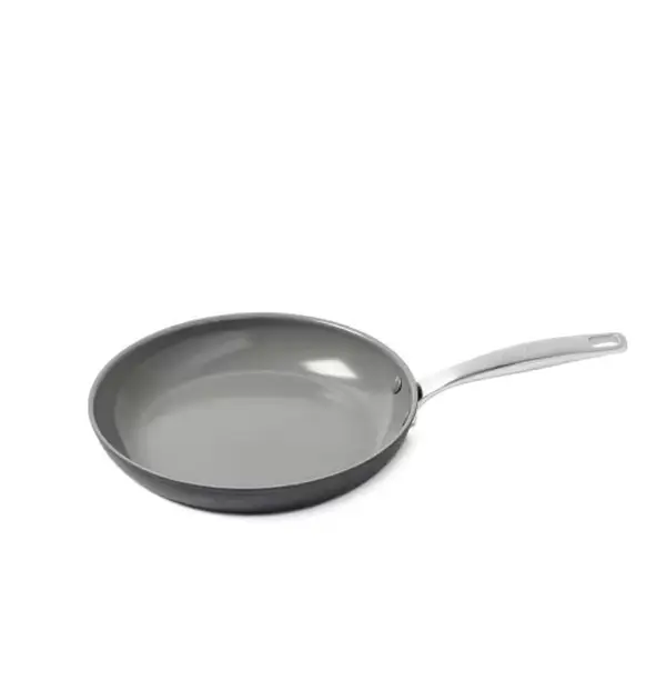 Chatham 10 in. Hard-Anodized Aluminum Ceramic Nonstick Frying Pan in Gray - Cookware
