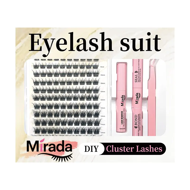 【A06】Airy Fluffy Cluster Lashes, Natural Glam for Office Makeup, Waterproof, Beginner-Friendly & Long-Lasting