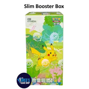 Pokemon Simplified Chinese 151 Journey (vol 1) Slim Booster Box 151C
