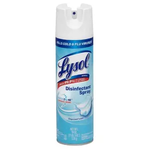 Lysol Household Disinfectant Spray - Crisp Linen Scent, Mold-Fighting, 1.19 lb, Pack of 24