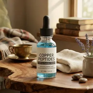 Copper Peptides GHK-Cu Serum | Anti-Aging Face Serum with Hyaluronic Acid, Reduces Fine Lines & Wrinkles, Repairs Skin Barrier, 30ml