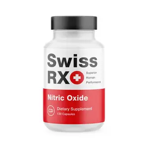 SwissRX Nitric Oxide Pro 24-Hour Support with Noxa24® for Enhanced Performance & Endurance 120 Capsules - Workout Supplement Healthcare Fitness Dietary Supplement