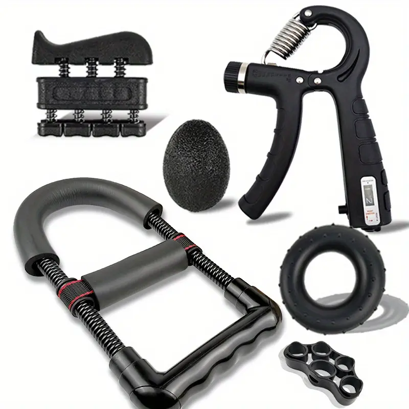 6pcs Multifunctional Hand Grip Strengthener -Unisex Finger Developer, Wrist Exerciser, Hand Grips forStrength Training, Home Gym Accessory, StrengthWorkout Equipment