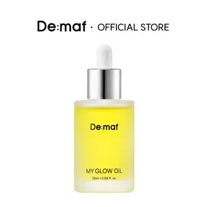 [De:maf Official] My Glow Oil 0.68 fl. oz. (20ml) | Summervibes | 100% Natural Glow-Boosting | Hydrating Jojoba Oil | Refined Pores for Oily Skin