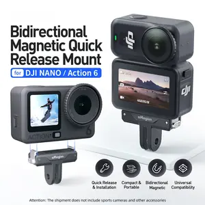 Dji Nano Action6 Plastic Magnetic Quick-Release Accessories, Durable Dji Sport Camera Parts, Ideal for Easy Attachment & Removal