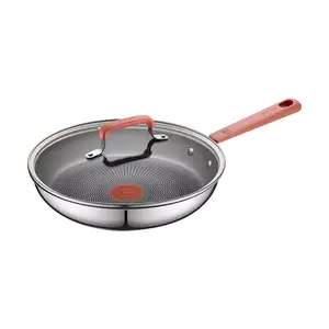 SUPOR Aurora Series 26cm Red Dot Wok Pan - Non-stick Frying Pan for Stir-frying, Searing, and Everyday Cooking