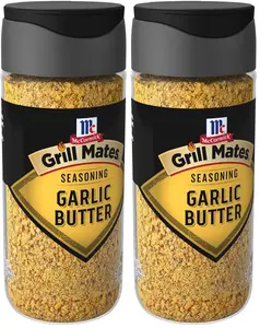 McCormick Grill Mates Garlic Butter Seasoning, 3.1 oz (Pack of 2)