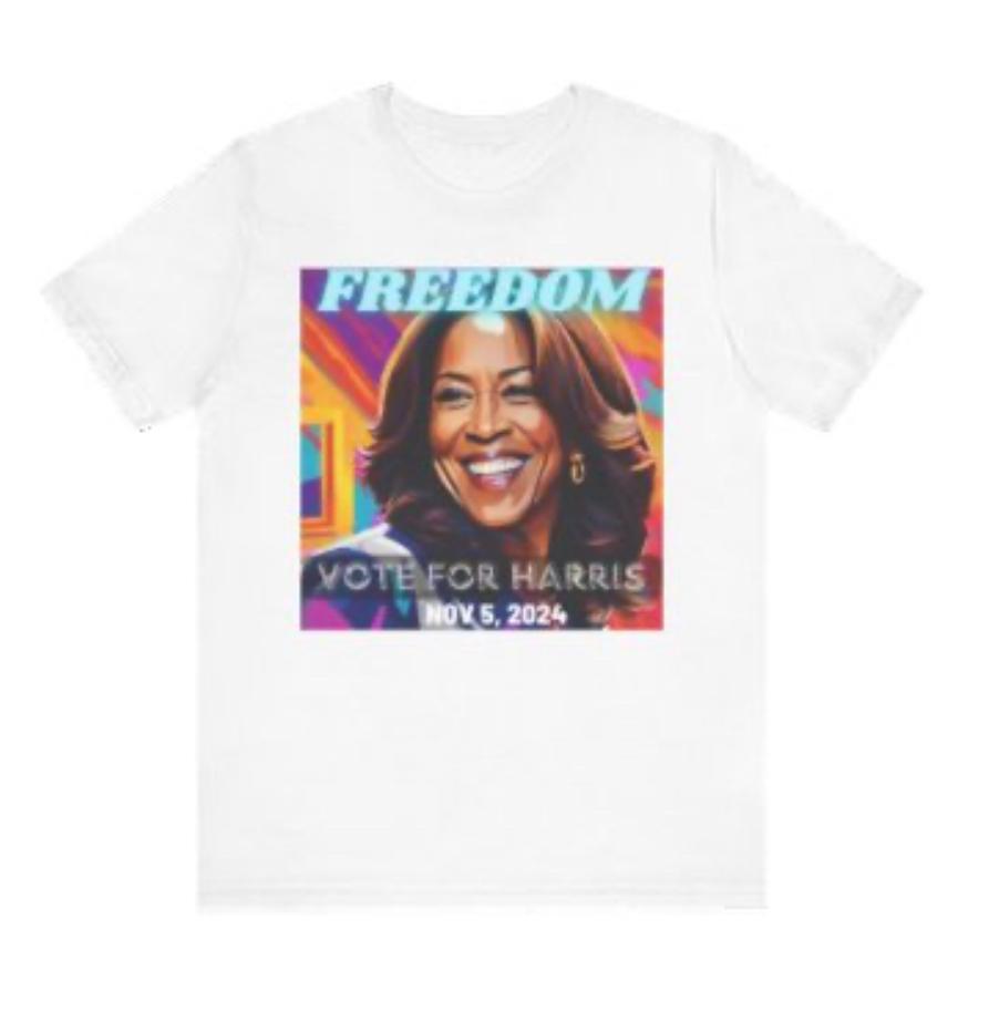 Kamala Harris Freedom Cotton Tee Shirt 2024