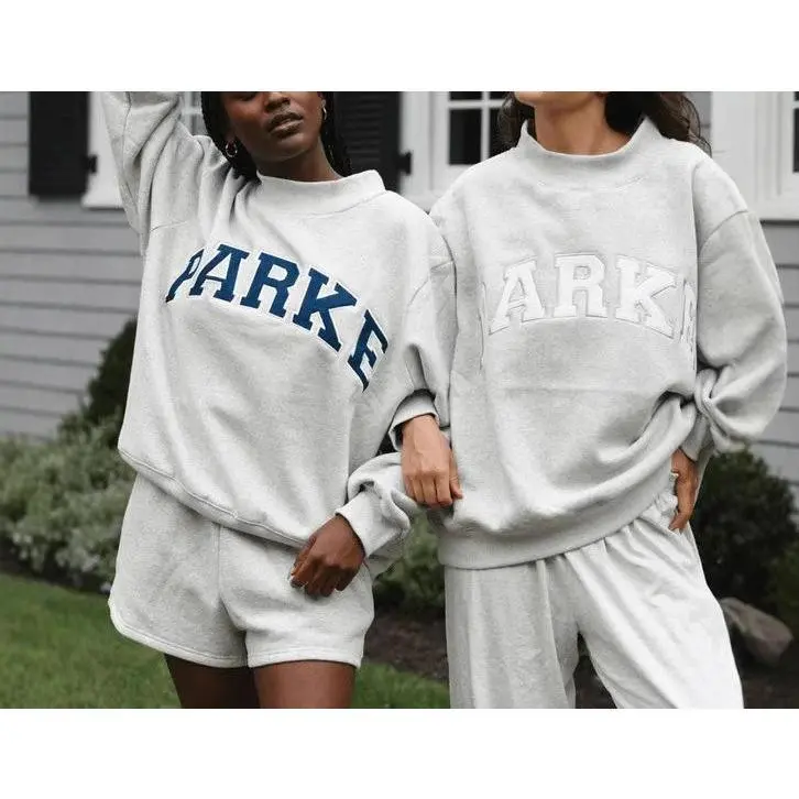 All-match trend Crewneck Sweatshirt EXOTIC Letter Print Sweatshirt Spooky Thigh-Hugging Hoodie All-match trend Crewneck Sweatshirt EXOTIC Letter Print Sweatshirt Spooky Thigh-Hugging Hoodie