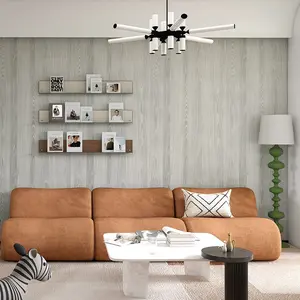 Wood Wallpaper Grey Wood Peel and Stick Wallpaper Designs Gray Wood Contact Paper Self Adhesive Decorative Wallpaper Wood Grain Faux Furniture Film Roll Desk Table Wall Cabinet Shelf Draw Liner 17.72"x118.11"