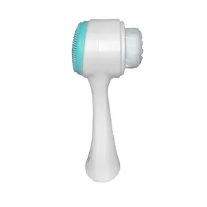 2-in-1 Silicone Facial Scrubber & Exfoliating Brush, Deep Pore Cleansing and Gentle Exfoliation. (Blue) Skincare Daily face skin Skincare Daily vivant  skincare mini  skincare kaine essence