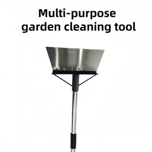 Garden Shovel: Heavy Duty Ice Scraper with Metal Flat Head,Heavy-Duty Snow Shovel for Effortless Winter Clearing， Ergonomic Snow Shovel: Save Your Back, Clear Snow Fast，snow	shovel lift	，snow	shovellingapp