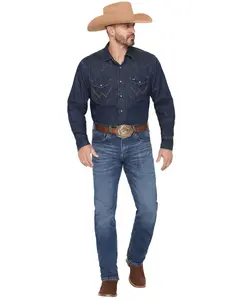 Wrangler Men's 20X 44Mwx Barlow Medium Wash Slim Straight Stretch Denim Jeans - 112374837