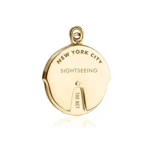 NYC Planner Spinner Charm New York City Gold