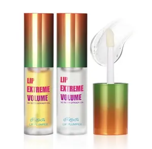 Moisturizing Lip Plumper Oil Serum – Instant Volumizing & Elasticity-Boosting Lip Balm, Repairs Fine Lines, Long-Lasting Lip Gloss for Fuller, Softer Lips, Brush or Dropper Application, Suitable for Women & Men, Lip Skincare